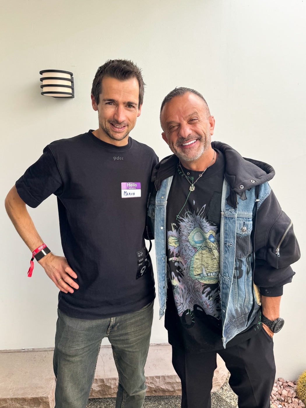 Marco Verch trifft jemanden auf einem Event